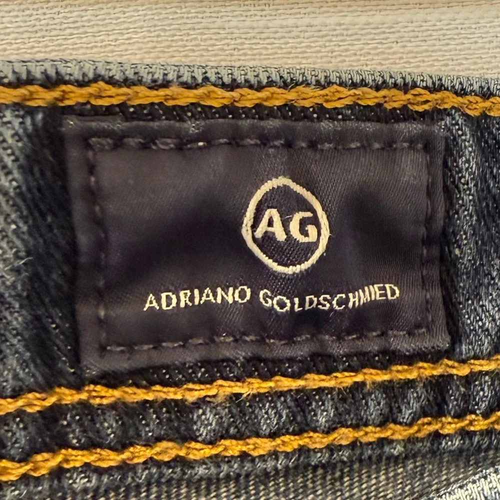 AG Adriano Goldschmied Dark Wash Straight Jeans